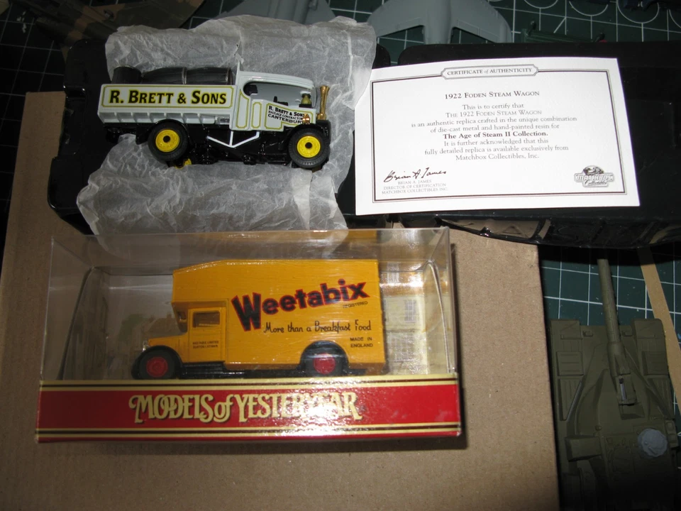 MATCHBOX 1922 FODEN STEAM WAGON & WEETABIX VAN - Imagem 1 de 1