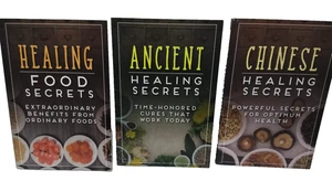 Lot of 3 Healing Secrets and Food Secrets Book Set Paperback 2017 - 1st Editions - Picture 1 of 17