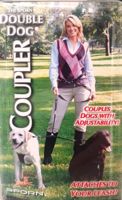 Correa de acoplamiento doble Sporn para perro nueva Foto 1 de 4