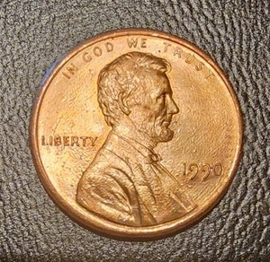 1990 Lincoln Memorial Penny Error DDR - Picture 1 of 4
