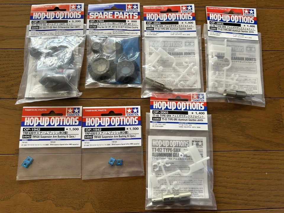 Tamiya TT-02 SRX RC Car Option Parts Upgrade Accessories for 1/10 Scale - Image 1 of 4