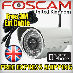 Foscam FI8905W IP Camera - Outdoor External CCTV Security Home Wireless Silver - Picture 1 of 1