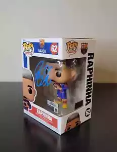 Raphinha Signed Autographed Funko Pop FC Barcelona Messi with Hologram COA - Picture 1 of 6