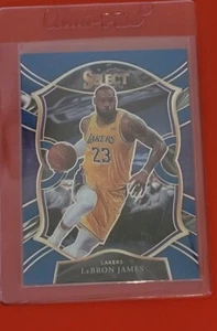 Lebron James 2021 Panini NBA Select Blue Concourse Level #23  Lakers - Picture 1 of 3