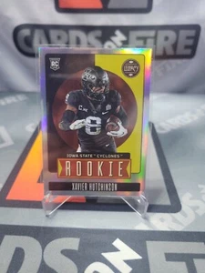 2023 PANINI LEGACY #195 XAVIER HUTCHINSON SILVER CHROME ROOKIE SP - Picture 1 of 2