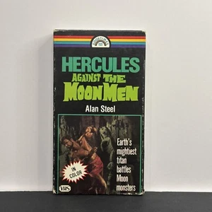 Hercules Against the Moon Men VHS 1964 (1987 print) Rare Sci-Fi/Horror Tested - Bild 1 von 7