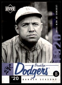 2001 Upper Deck Legends of New York Burleigh Grimes Brooklyn Dodgers #23