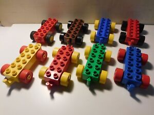 Lego Duplo Anhänger Waggon auch mit Rückziehmotor - aussuchen