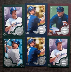 Lote de tarjetas de béisbol MLB Fleer/Skybox E-XL Emotion 1996 del equipo de los Padres de San Diego - Imagen 1 de 1