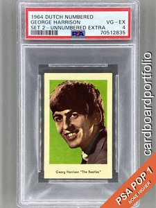 1964 Dutch Numbered George Harrison Set 2 Unnumbered Extra PSA 4 Pop 1 (Music) - Bild 1 von 3