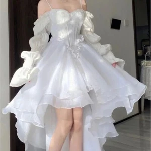 Vintage Women's Dress Fairy Casual Retro Party Evening Dresses Sweet Princess - Picture 1 of 3