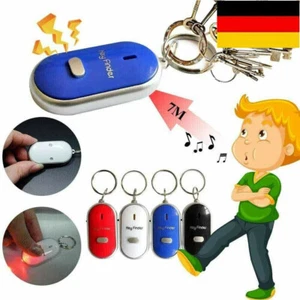 Schlüsselfinder mit Pfeifenfunktion und LED-Lampe - Key Finder Anhänger. - Picture 1 of 12