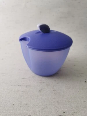 Zuckerdose transparent Lila mit Deckel Lila von TUPPERWARE - Bild 1 von 4