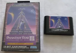 phantasy star III generations of doom version originale sega megadrive - Photo 1/13