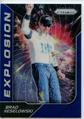 2018 Panini Prizm Racing NASCAR Explosion BLUE #88 Brad Keselowski #89/99 - Image 1 of 2