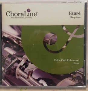 ChoraLine Tuition CD. Requiem By Gabriel Faure . Bass part - Picture 1 of 2