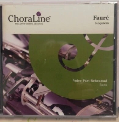 ChoraLine Tuition CD. Requiem By Gabriel Faure . Bass part - Image 1 of 2