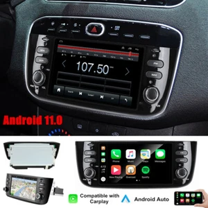 6.2" Android 11 Auto Radio GPS für Fiat Punto und Grande Punto 2012-2015 Carplay - Bild 1 von 12