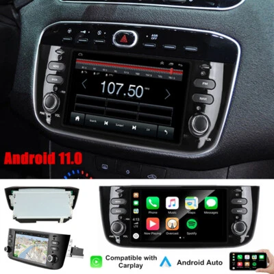6.2" Android 11 Auto Radio GPS für Fiat Punto und Grande Punto 2012-2015 Carplay - Bild 1 von 4