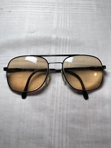 Luxottica Carlos Eyeglass Metal Frames 56-16-140mm Klixx Gold Italy  FRAMES ONLY - Picture 1 of 6