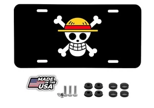 Für Strohhut Piraten Mugiwara Piraten Fan Nummernschild Auto Car Tag KOSTENLOSER VERSAND - Bild 1 von 4