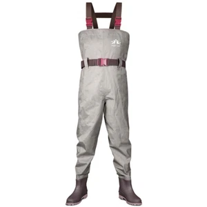Nylon Chest Waders Breathable 100% Waterproof Fly Coarse Fishing Muck Wader - Picture 1 of 18