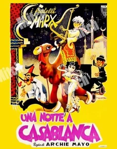 MARX BROTHERS 1950 in A NIGHT IN CASABLANCA 2 11 X 14 ITALY POSTER LOBBY CARD - Bild 1 von 1
