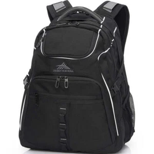 High Sierra Access 3.0 Eco RFID Blocking 16" Laptop & Tablet Backpack Black 4572 - Picture 1 of 9