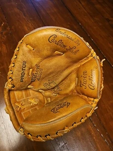 Vtg Wilson A2516 Catchers Baseball Glove R/H Twin Action Carlton Fisk PRO-TOE - Picture 1 of 6