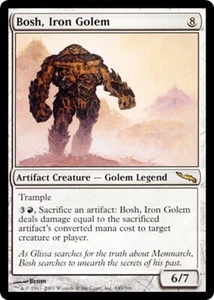 BOSH, IRON GOLEM mtg NM Mirrodin 1 Rare - Picture 1 of 1