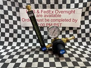 Miller Heavy Duty 2 Stage Argon CO2 Helium Flowmeter Regulator CGA, 22-30-580 - Picture 1 of 9