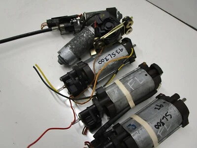 90-02 MERCEDES R129 300SL FRONT LEFT SEAT ADJUSTMENT MOTOR SET OF 5 ITEMS OEM - Image 1 of 4