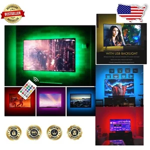 21ft USB LED Backlight for 85-95 Inch TVs - Eye Strain Relief & Mood Lighting - Picture 1 of 8