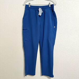 Figs Technical Collection Yola Skinny Scrub Pants Blue W20SW2031P Medium Petite