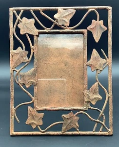 Rustic Ivy/Vine Metal 9.5 x 7.5” Picture Frame - Picture 1 of 8