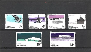 New Zealand Ross Dependency 1972 Pictorials Set of 6 MNH - Bild 1 von 1