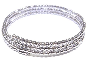 Armreif Damen Silber .925 flexibel geschichtet Stretch Disco Style 13,1 g - Bild 1 von 3