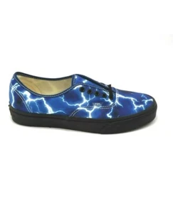 Zapatos de Skate Vans Auténticos, Lightning Negro/Azul VN0A5HZS9FT - Imagen 1 de 5