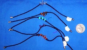 5 GUATEMALA GUATEMALAN BEADED BRACELETS SEMI PRECIOUS - Picture 1 of 1