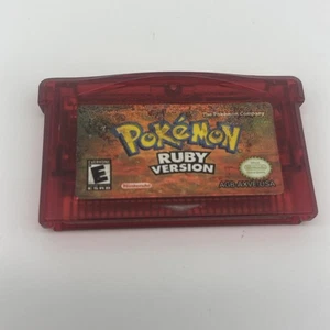 Pokemon Ruby Version (Nintendo Game Boy Advance, 2003) GBA Authentic New Battery - Picture 1 of 6