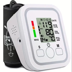 Monitor de presión arterial digital - brazalete superior del brazo, pantalla LCD grande ☼ - Imagen 1 de 6