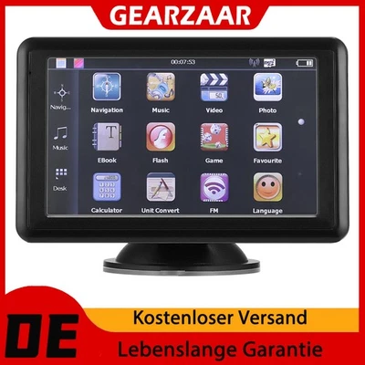 Navigationsgerät Auto 8G+128MB 5 Zoll EU Karten;Karten Update GPS-Navigation - Bild 1 von 4