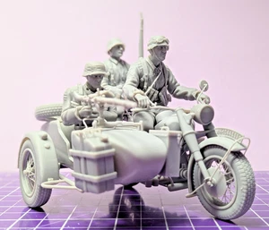 Deutsche Wehrmacht BMW R75 Gespann Scale 1/16 - Bild 1 von 17