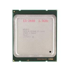 Intel Xeon E5-2640 6 Core 15M 2.5GHz 8.00 GT/s 95W LGA 2011 SR0KR CPU Processor - Picture 1 of 4
