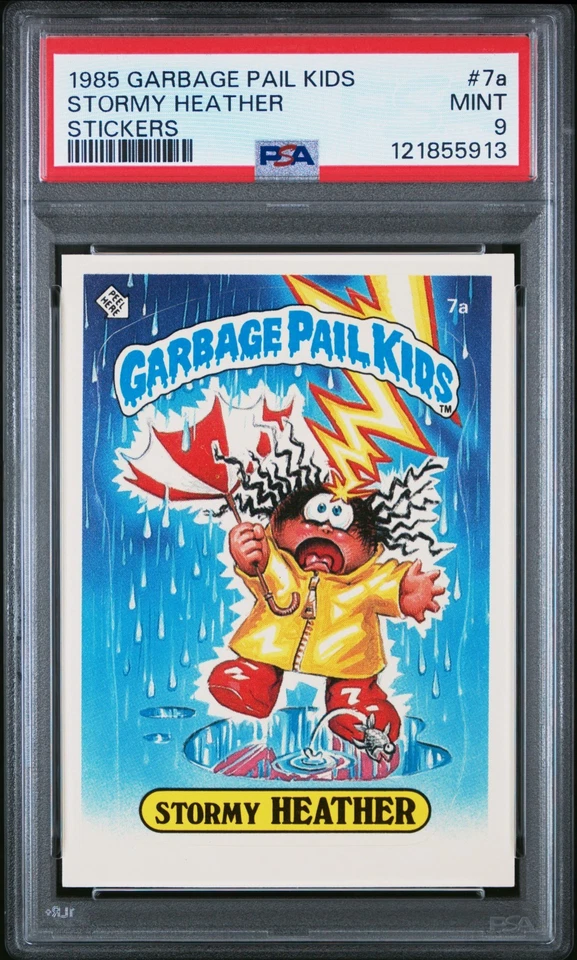 1985 Garbage Pail Kids Original Series 1 #7a Stormy Heather PSA Mint 9 - Image 1 of 2