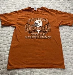 Texas Longhorns Shirt Mens Large NCAA Football National Champions 2005 Tee - Picture 1 of 10