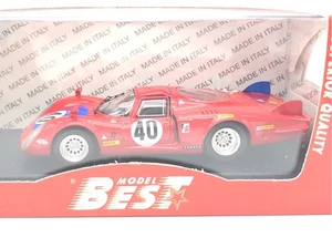 Alfa Romeo 1968 33,2 'Lunga' Le Mans #40 Casoni-Biscaldi rojo mejor 1:43 9255 - Imagen 1 de 6