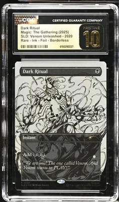 DARK RITUAL Secret Lair Foil Venom Unleashed CGC Pristine 10 MTG [Nostalgium] - Image 1 of 2