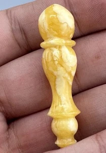 NATURAL TIGER  BALTIC AMBER MINARET ROSARY 12.50 x 47.00 mm  امام كهرب حر تايكر - Bild 1 von 14