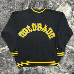 Sudadera De Colección Colorado Buffaloes Para Hombres XL 90s CU Boulder University College - Imagen 1 de 5
